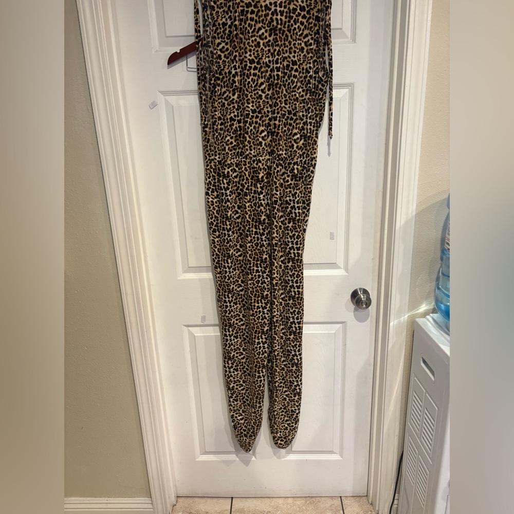No Boundaries Animal Print Jumpsuit - Picture 3 of 4